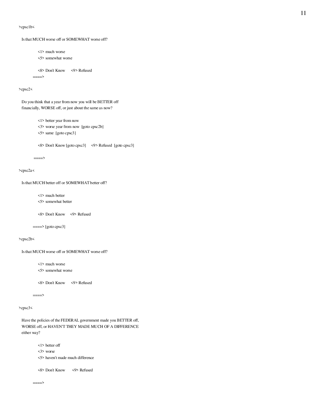 Codebook 1993, page 11