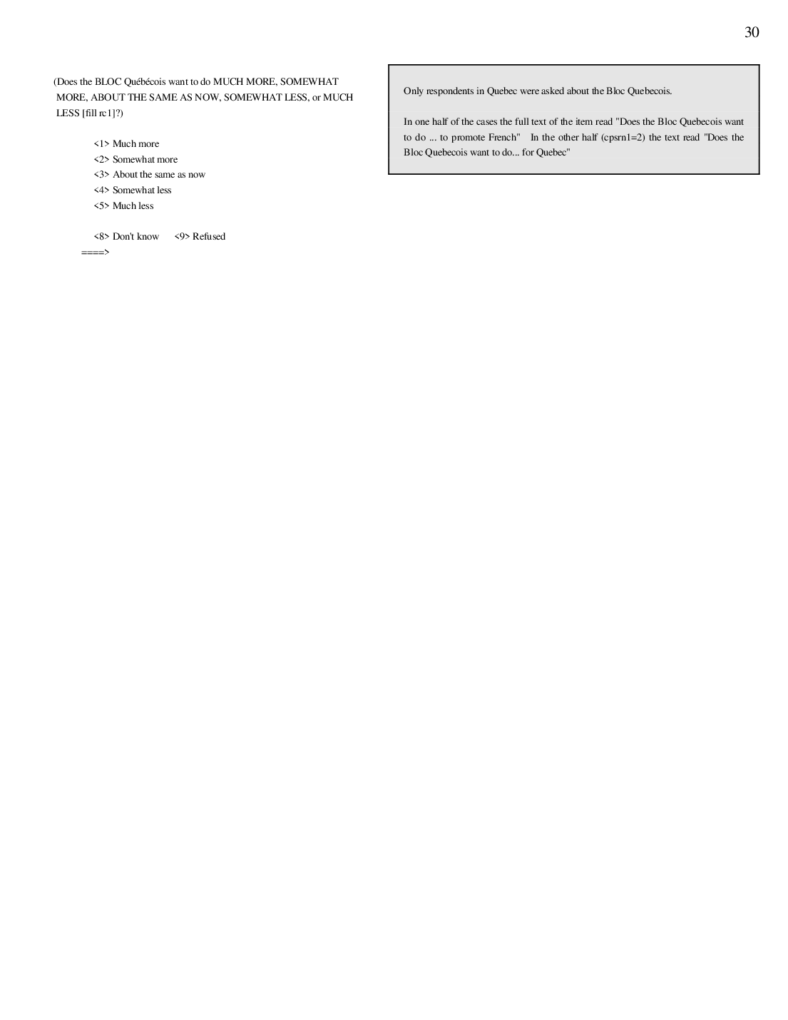 Codebook 1993, page 30