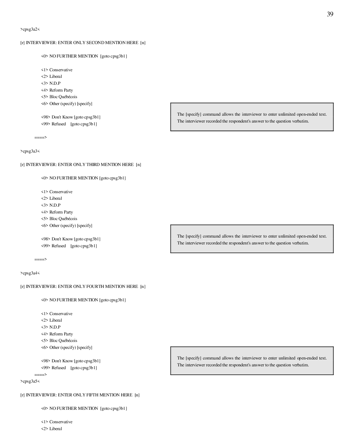 Codebook 1993, page 39
